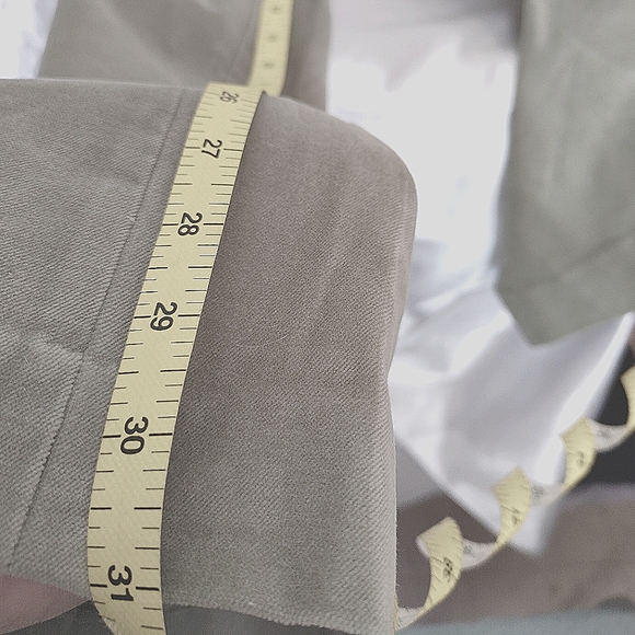 Gap stretch lime mdrn fit flare faux velvet pant 6 - Picture 8 of 10